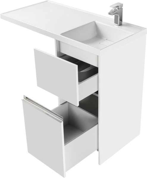 Тумба с раковиной Акватон Лондри 40 R, под стиральную машину