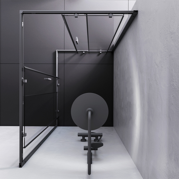 Душевое ограждение 120x90 см, без поддона AM.PM Gem S, W93G-404-120290-BT