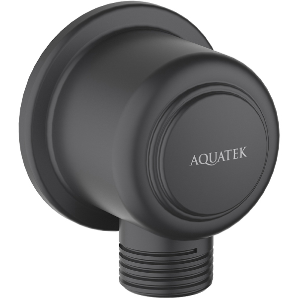 Шланговое подключение Aquatek Классик AQ2461MB Черное матовое Шланговое подключение Aquatek Классик AQ2461MB Черное матовое