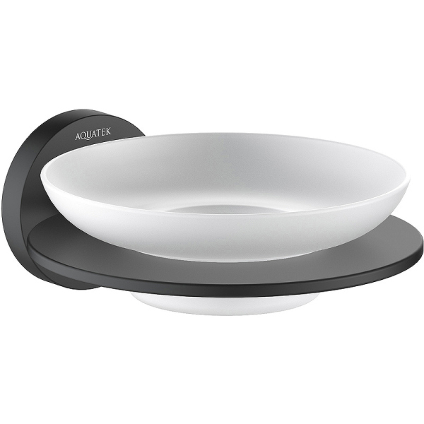 Мыльница Aquatek Оберон AQ4203MB Черная матовая Мыльница Aquatek Оберон AQ4203MB Черная матовая