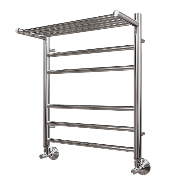 Полотенцесушитель водяной Point PN10156P П5 500x600 с полкой, хром