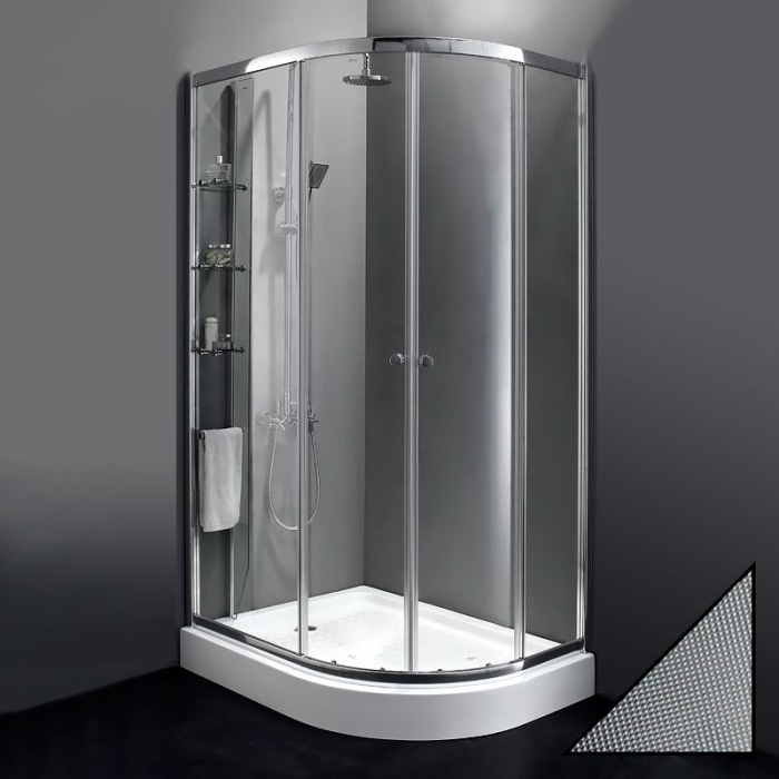 Душевой уголок Cezares Anima RH2 120/100 P Cr L