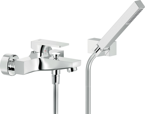 SE124110CR SEVEN смеситель для ванны с душевым набором