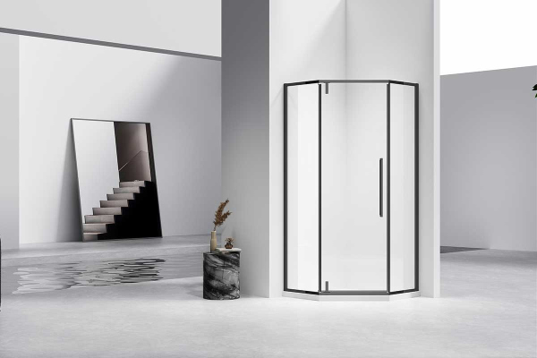 Душевой уголок Vincea Slim-N VSP-4SN900CLB, 900*900, черный, стекло прозрачное Душевой уголок Vincea Slim-N VSP-4SN900CLB, 900*900, черный, стекло прозрачное