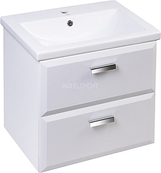 Тумба для комплекта Style Line Лотос 60 Люкс Plus подвесная, белая