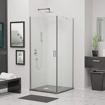 Душевой уголок RGW LE-34 (LE-03 + Z-14), 06123468-11, Хром, 60* 80*195