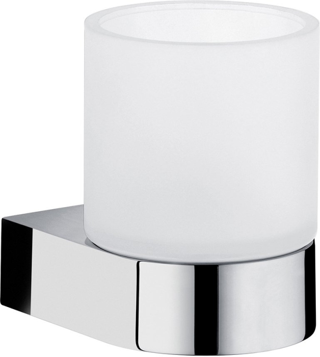 30050019000 EDITION 300 Держатель стакана в комплекте с хрустальным матовым стаканом, хром