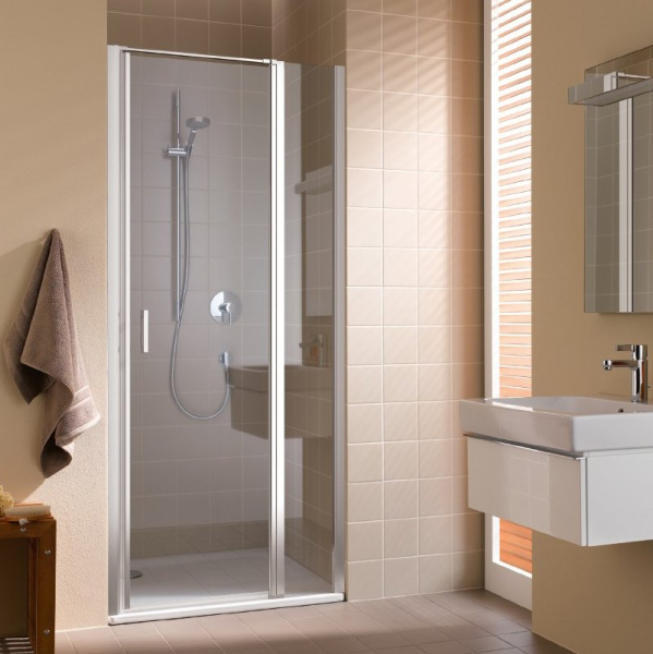 CADA XS CK 1GL 09020 VPK 1-створ. маятниковая дверь 860-910/2000 с фикс.панелью, крепление слева, ст