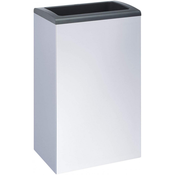 12788010001 COLLECTION MOLL Ведро для мусора, настенное, 25 л., антрацит/хром