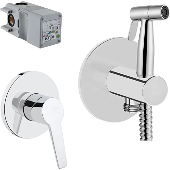 Гигиенический душ со смесителем Vitra Hygienic A49271EXP Хром