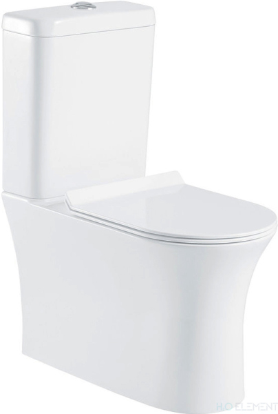 Унитаз-компакт BelBagno Ancona безободковый (готовый набор)