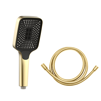 Ручной душ с шлангом Vincea VSHN-41HBG, золото