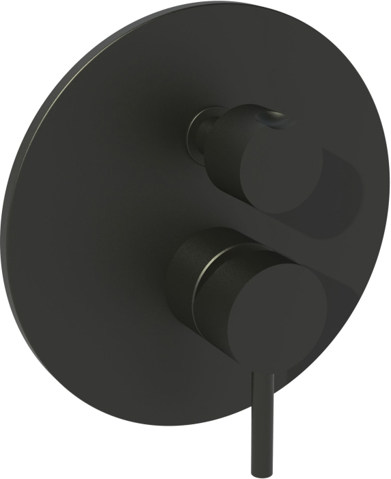 Смеситель Paffoni Light LIG018NO С ВНУТРЕННЕЙ ЧАСТЬЮ, для ванны с душем