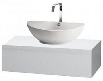 Тумба под раковину Dreja Top 72417 черный глянец