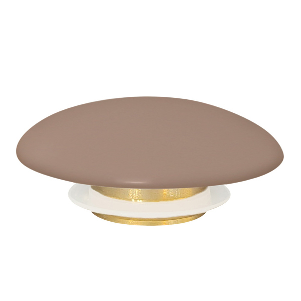 Накладка на слив для раковины ABBER AC0014MBB бежевая матовая, керамика