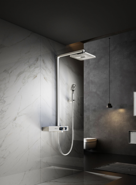 Душевая стойка Vincea Inspire VSFS-3I13TCH термостатическая с изливом, хром