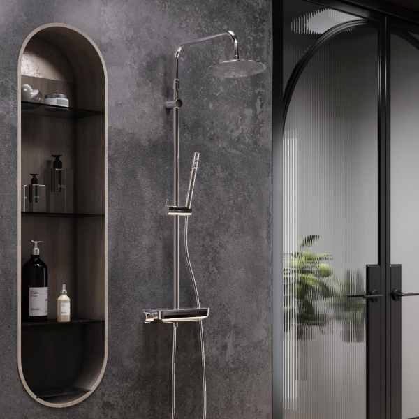 Душевая система c термостатом Damixa Scandinavian Pure, 936750000