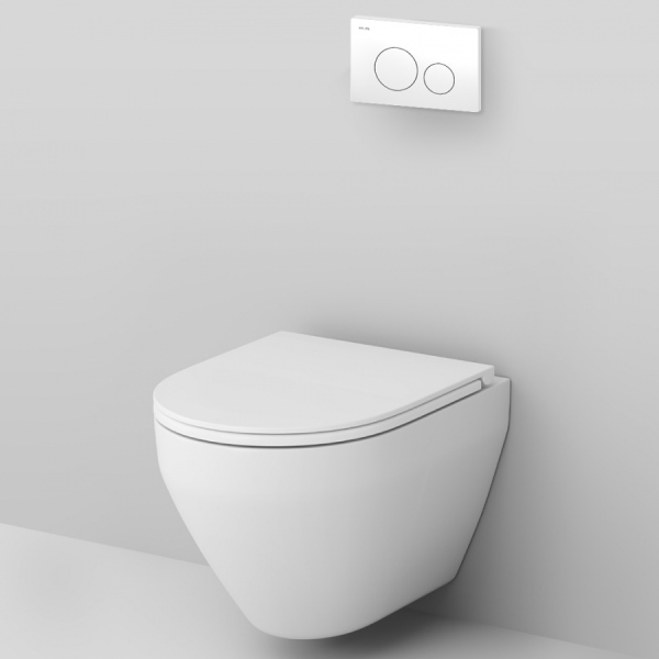 Комплект 4 в 1 AM.PM Spirit V2.0 (унитаз, инсталляця, сиденье, клавиша Белая), IS49001.701700