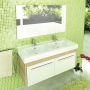 Тумба-умывальник Comforty "Твикс-120П" сосна лоредо с раковиной Comforty 8112