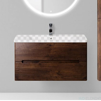 Belbagno База под раковину подвесная с двумя выкатными ящиками, с доводчиками, 740x440x502, LUXURY/S