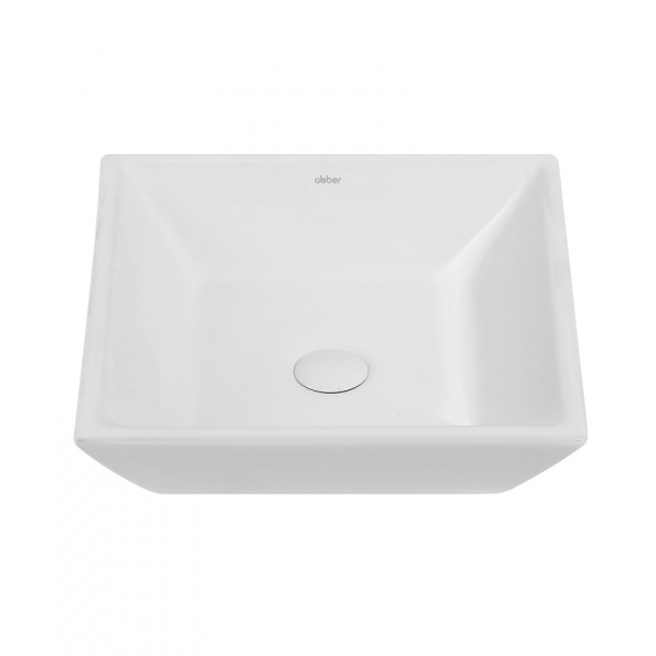 Раковина накладная ABBER Rechteck AC2214 белая