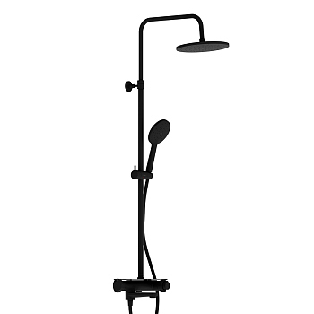 Душевая система с ванно-душевым термостатическим смесителем-полкой Damixa Jupiter, 977760300