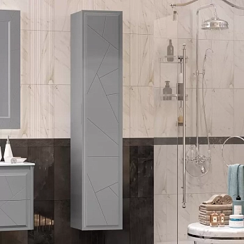 Пенал Opadiris Луиджи универсальный, цвет серый матовый, 00-00002599 Пенал Opadiris Луиджи универсальный, цвет серый матовый, 00-00002599