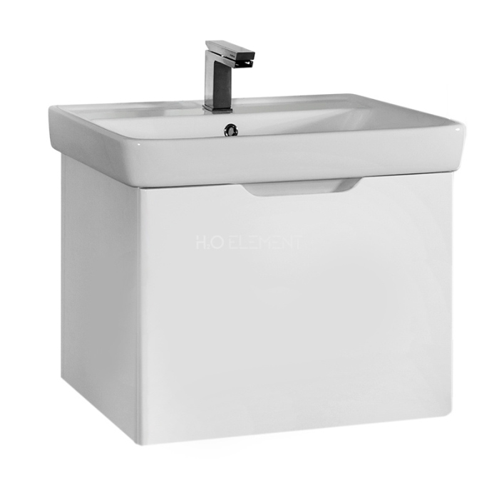 Тумба Dreja.eco Tiny 50, белый лак, 1 ящ, органайзер, 99.0901