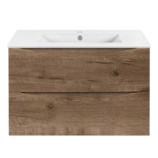 Тумба без раковины Vincea Mia Slim 800 подвесная, V.Oak, VMC-2MC800S1VO