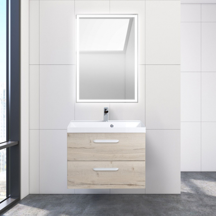 Belbagno База под раковину подвесная с двумя выкатными ящиками, AURORA-700-2C-SO-RGB