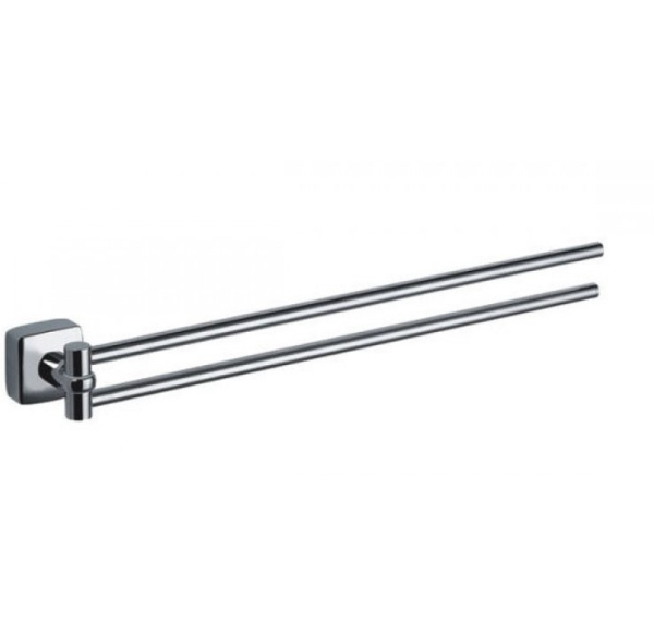 Полотенцедержатель Fixsen Kvadro FX-61302A поворотный, двойной