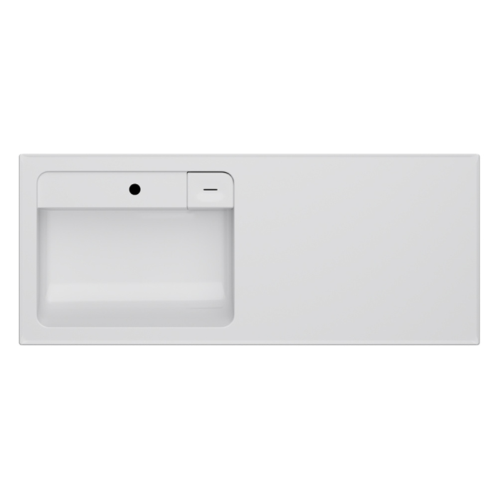 Раковина мебельная над стиральной машиной, левая, 120 см AM.PM X-Joy, M85AWPL1201WG