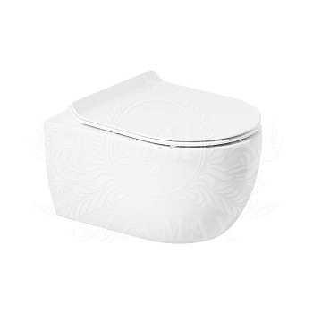 Чаша для подвесного, безободкового унитаза ART&MAX BOLOGNA AM211CHR