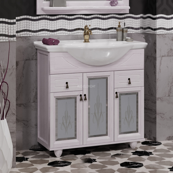 Тумба для комплекта Opadiris Тибет 80 беленый бук