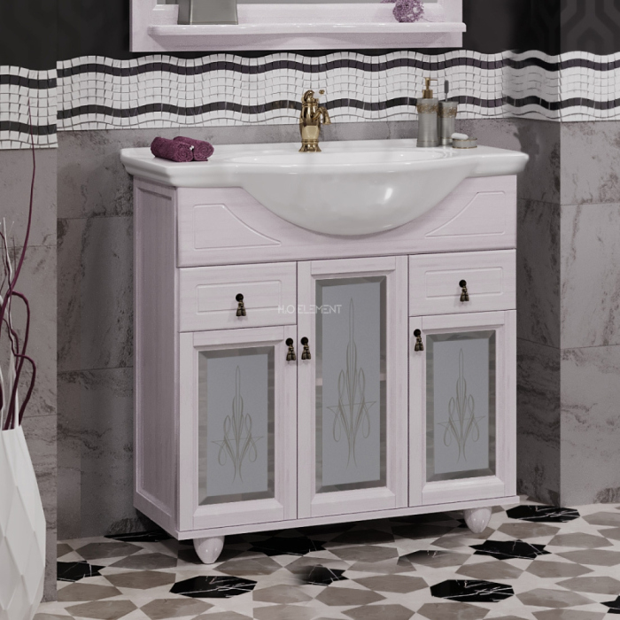 Тумба для комплекта Opadiris Тибет 80 беленый бук