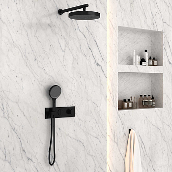 Душевой комплект Vincea VSFW-422TI2MB встраиваемый, черный