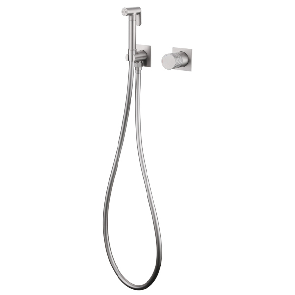 Смеситель ABBER Rund AF8725SP с гигиеническим душем, сатин