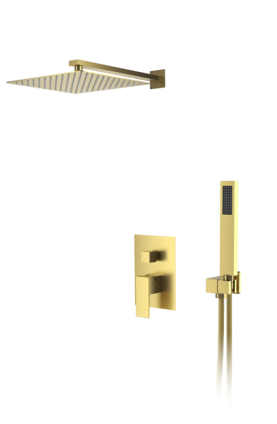Душевая система для душа D&K встраиваемая матовое золото Bayern.Liszt (DA1515707A04)