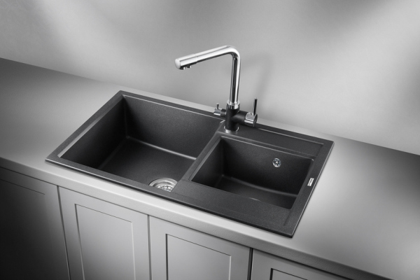 Кухонная мойка GRANULA (8201, ЧЁРНЫЙ)
