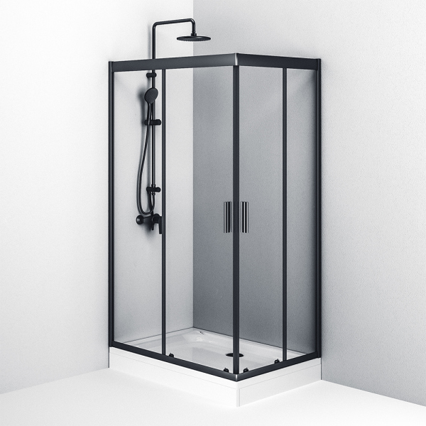 Душевое ограждение 120x80 см, без поддона AM.PM Gem, W90G-404-120280-BT