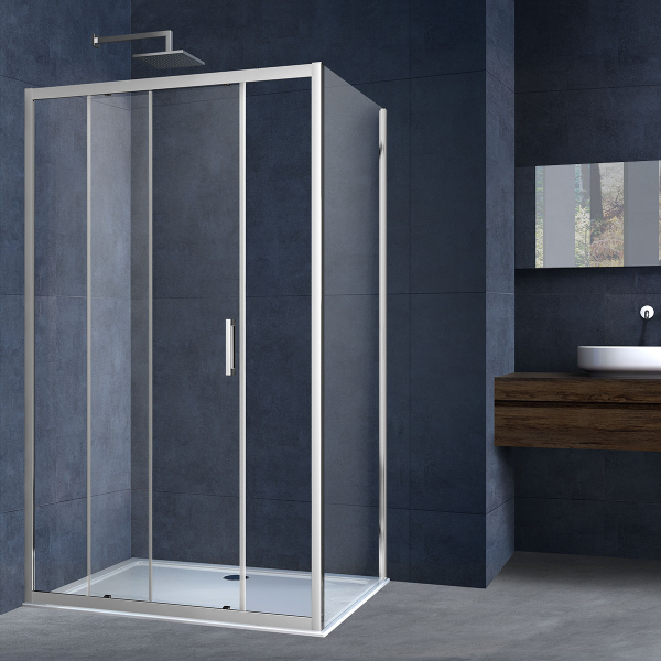 Душевой уголок Vincea Alpha VSR-3AL9013CL, 1300*900, хром, стекло прозрачное