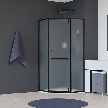 Душевой уголок RGW HO-084B, 350608499-24, Чёрный, 90*90*195 Душевой уголок RGW HO-084B, 350608499-24, Чёрный, 90*90*195