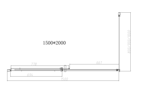 Душевой уголок Vincea Dice VSR-4D8015CLB, 1500*800, черный, стекло прозрачное Душевой уголок Vincea Dice VSR-4D8015CLB, 1500*800, черный, стекло прозрачное
