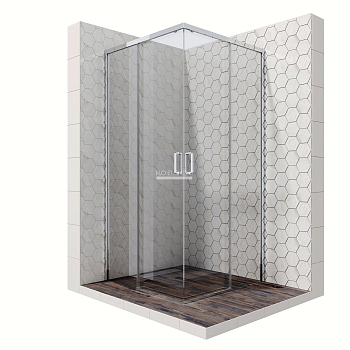 Душевое ограждение Ambassador Queen 11011105 (1000x1000x2000)