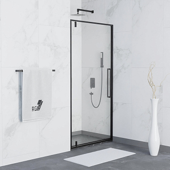 Душевая дверь RGW SV-02B, 06320210-14, Чёрный, 100*200