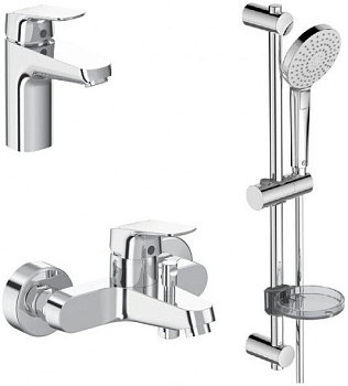 BD001AA Set CERAFLEX (B1713AA см-ль д/умыв. + B1721AA см-ль д/ванны + B2620AA душ. гарнитур)