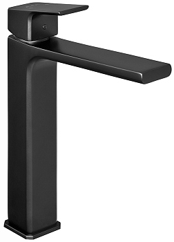 102188002C1EX TIERA смеситель для раковины 237 без донного клапана матовый черный