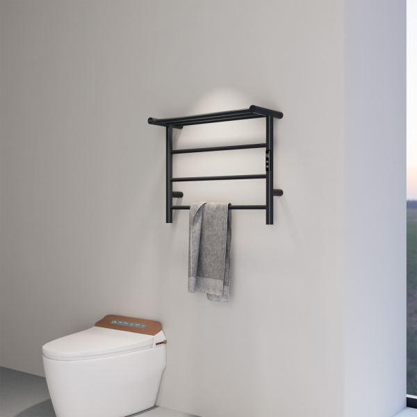 Полотенцесушитель электрический ABBER Standard AH4614MB черный матовый