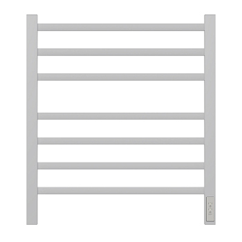 Полотенцесушитель электрический Point PN71856W П7 500x600, диммер справа, белый