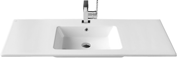 Тумба с раковиной Smile Монтэ 120 белая